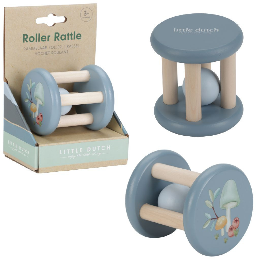 Little Dutch Forest Friends Rammelaar - FSC Hout - Blauw