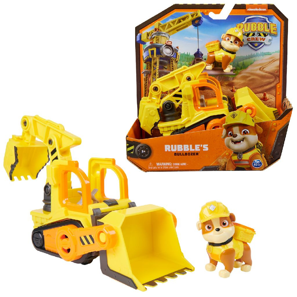 Paw Patrol Rubble & Crew Basic Voertuig - Rubble