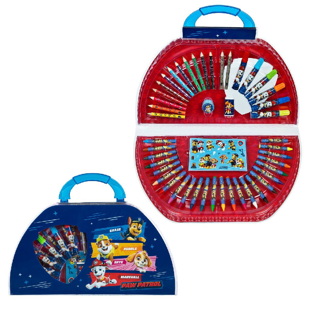 Paw Patrol Kleurkoffer - 51delig