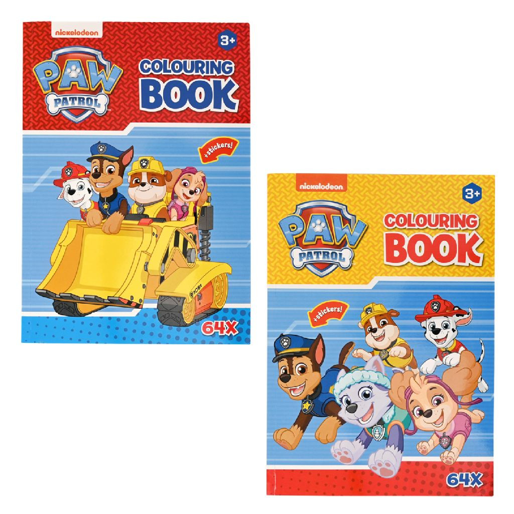 Paw Patrol Kleurboek - 64 blz - 2 Assortiment - Prijs per Stuk