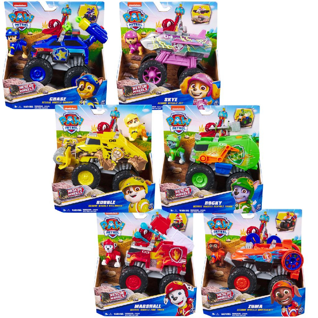 Paw Patrol Rescue Wheels Voertuig - Assortiment