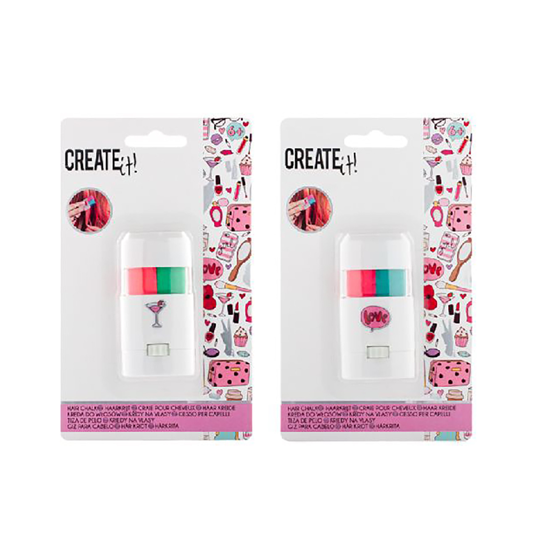 Create It! Haarkrijt - Assortiment - Prijs per Stuk