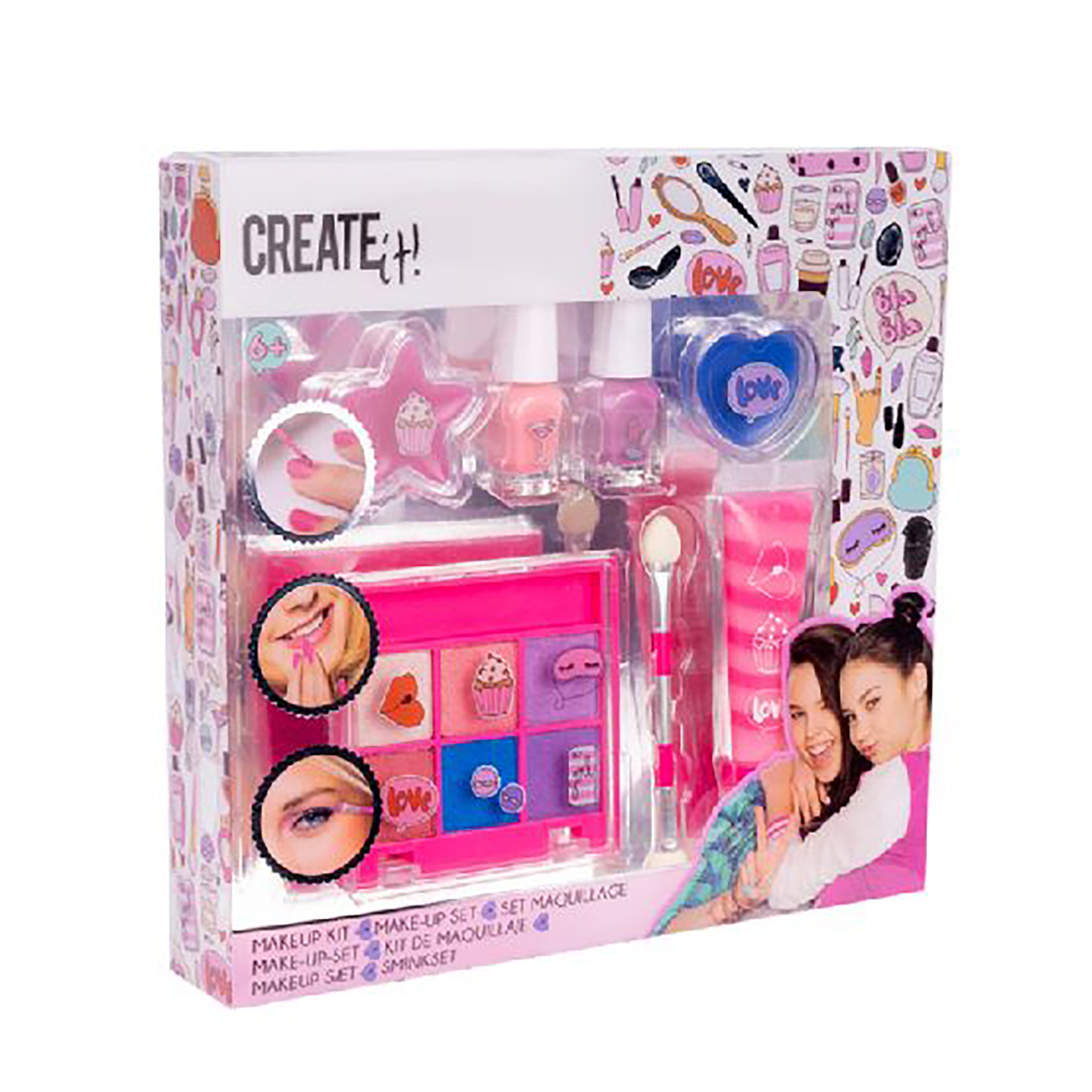 Create It! Make Up Set - Roze Lila