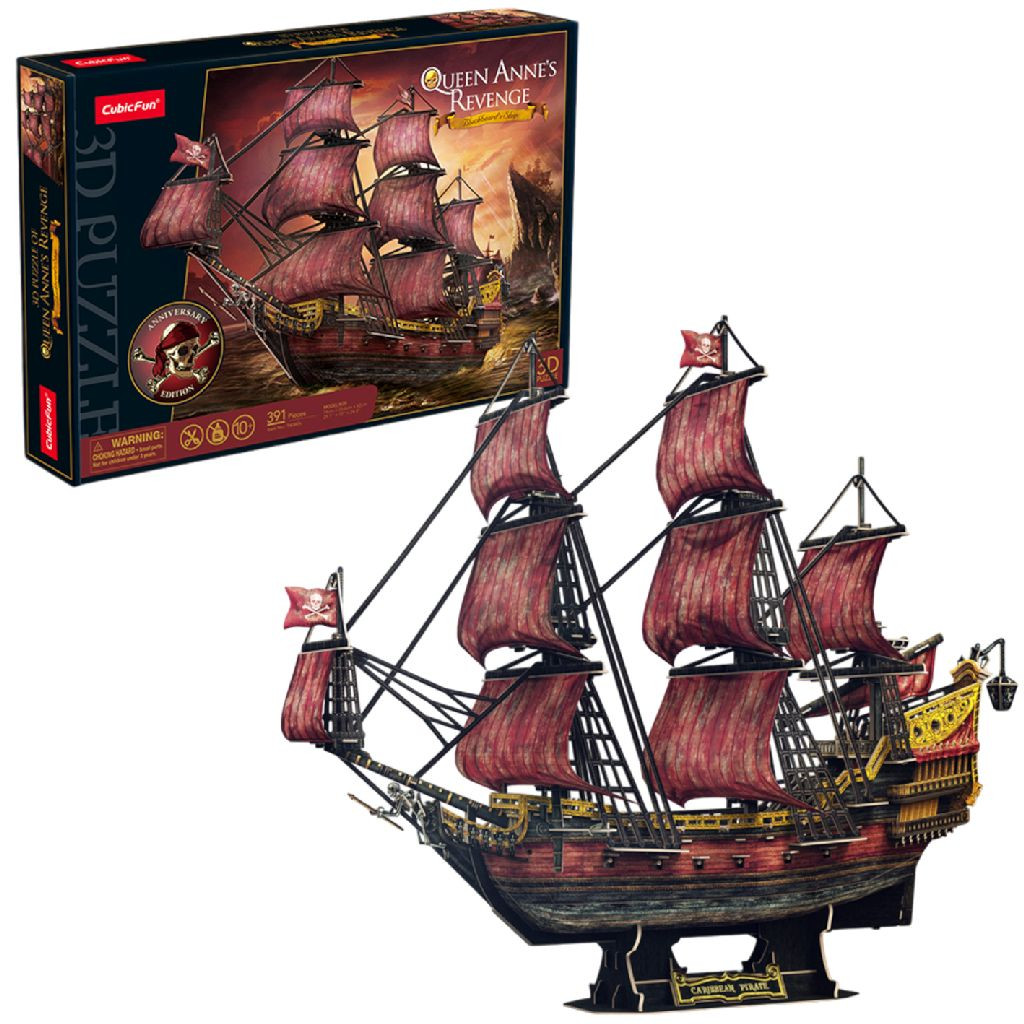 Cubic Fun Queen Anne Revenge  - 3D Puzzel