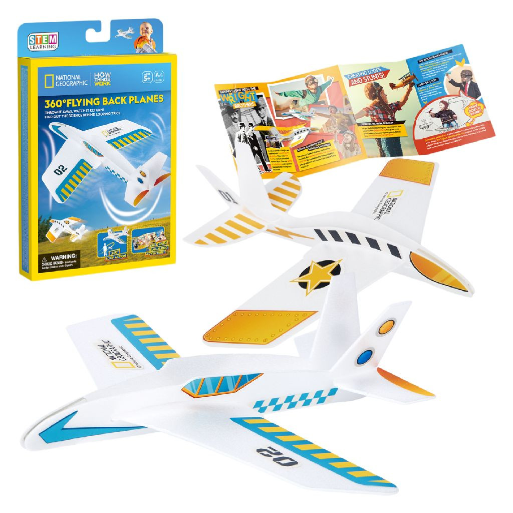 Cubic Fun Flying Back Plane - 3D Puzzel