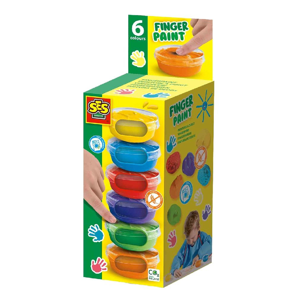 Ses 00398 Vingerverf 6x45ml