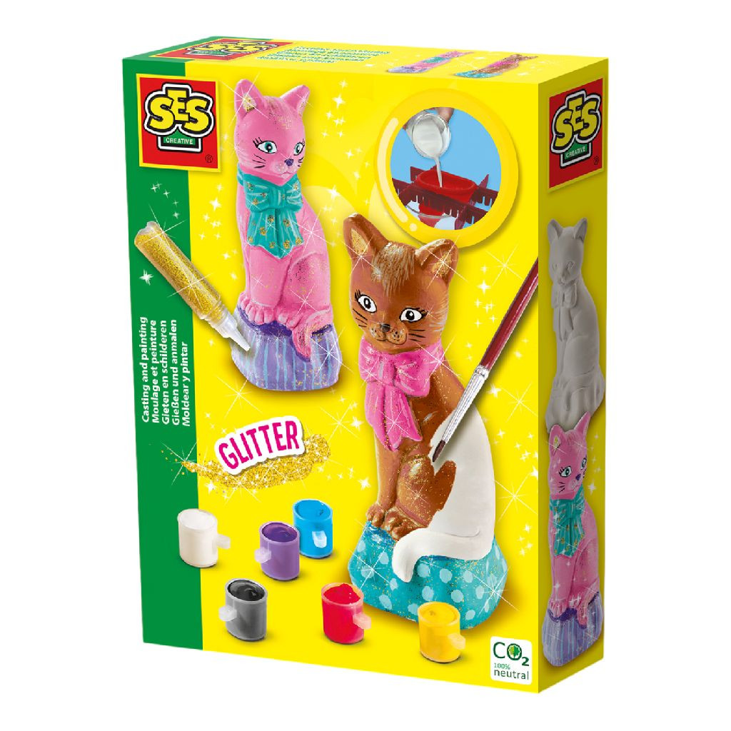 Ses 01218 Gieten en Schilderen - Kat