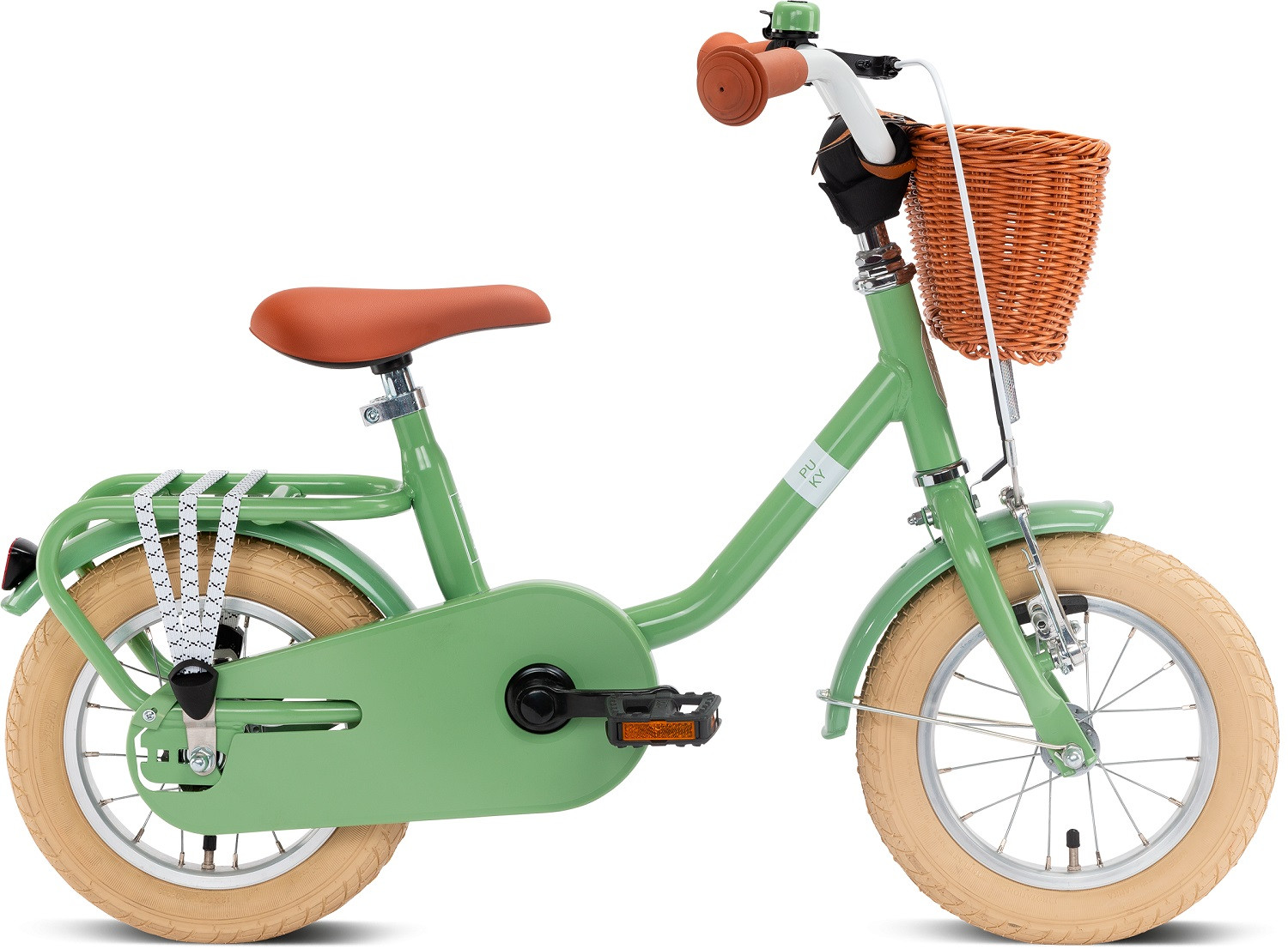 PUKY 4114 STEEL CLASSIC - 12 Inch - Kinderfiets - Retro Groen