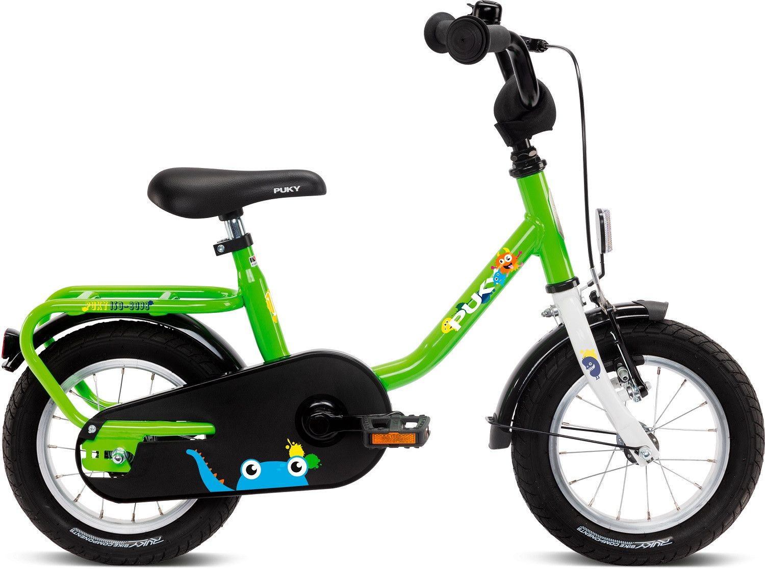 PUKY 4115 STEEL - 12 Inch - Kinderfiets - Kiwi Groen 