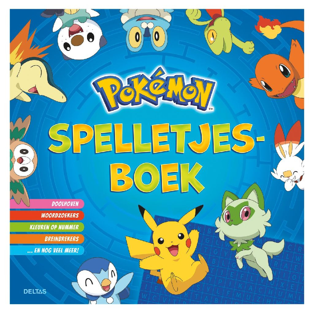 Pokemon Spelletjesboek - 48 blz