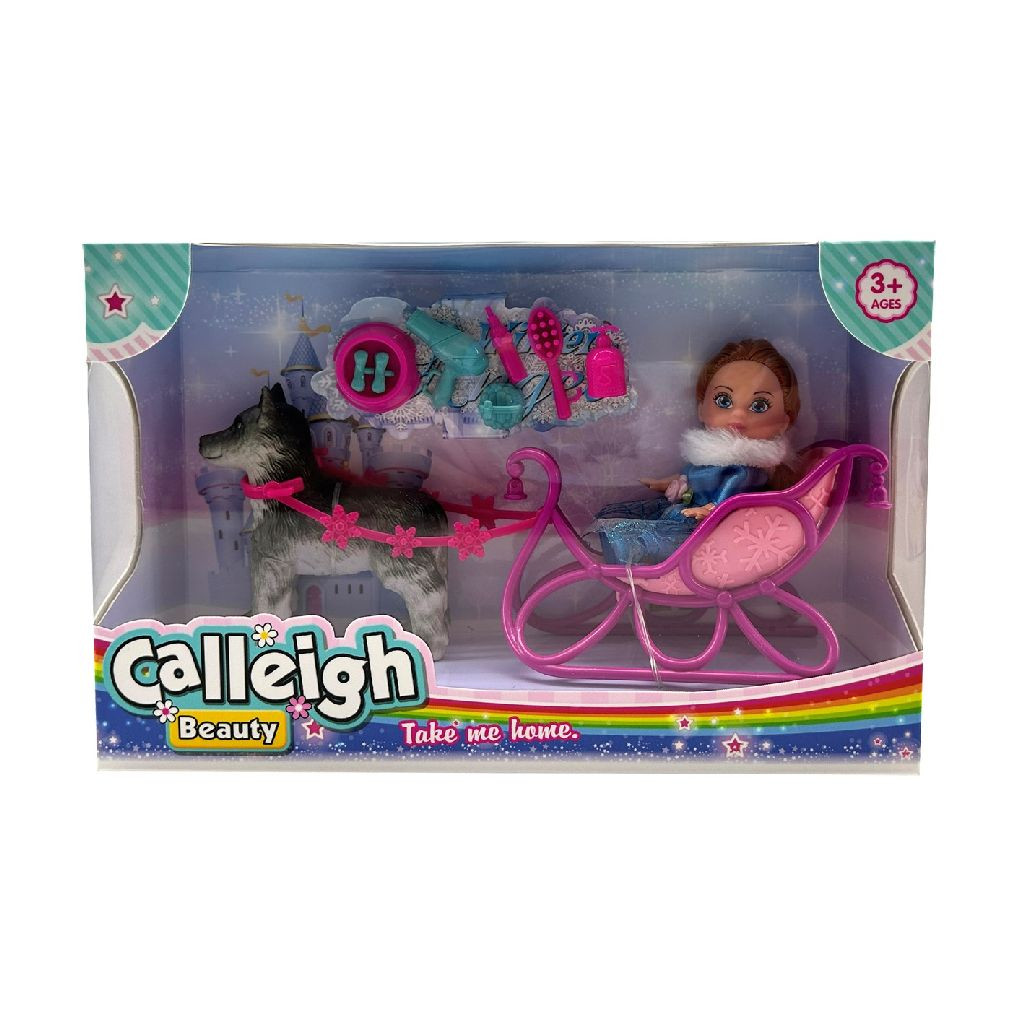 Calleigh Mini Pop met Hondenslee