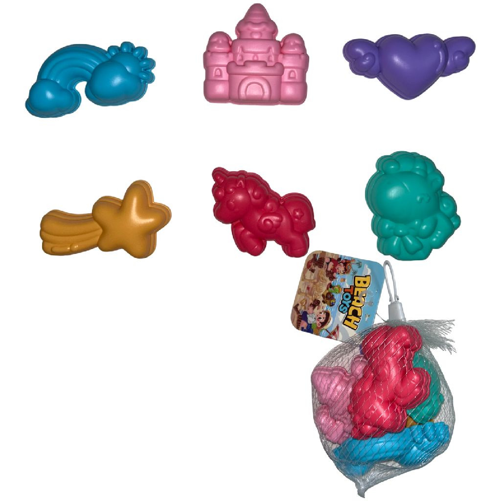 Summertime Zandvormpjes Unicorn 6 delig.