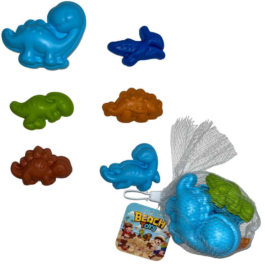 Summertime Zandvormpjes Dino 6 delig