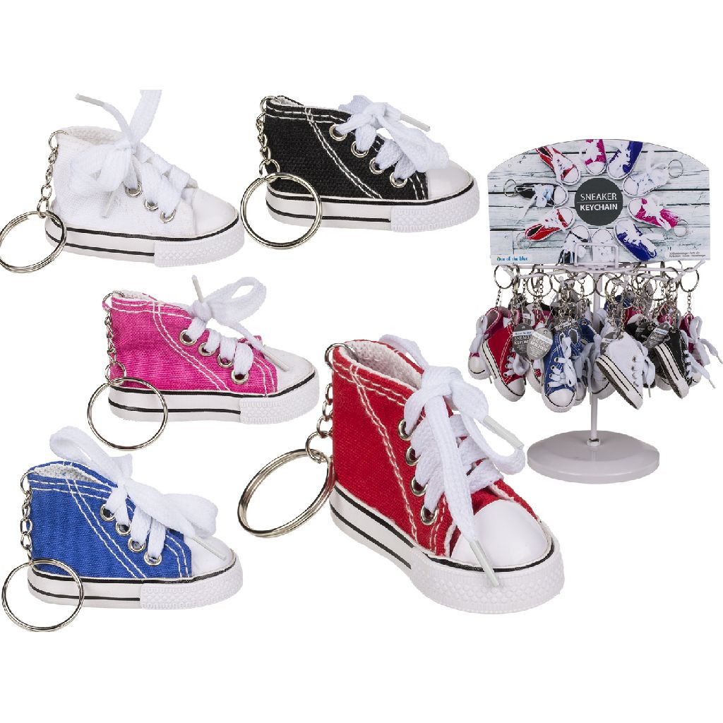 Sleutelhanger Sneaker - 8 cm - Assortiment - Prijs per Stuk