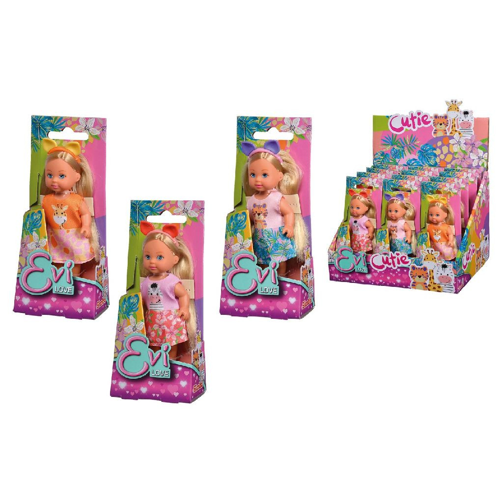 Evi Love Cutie - 12 cm - Assortiment - Prijs per Stuk
