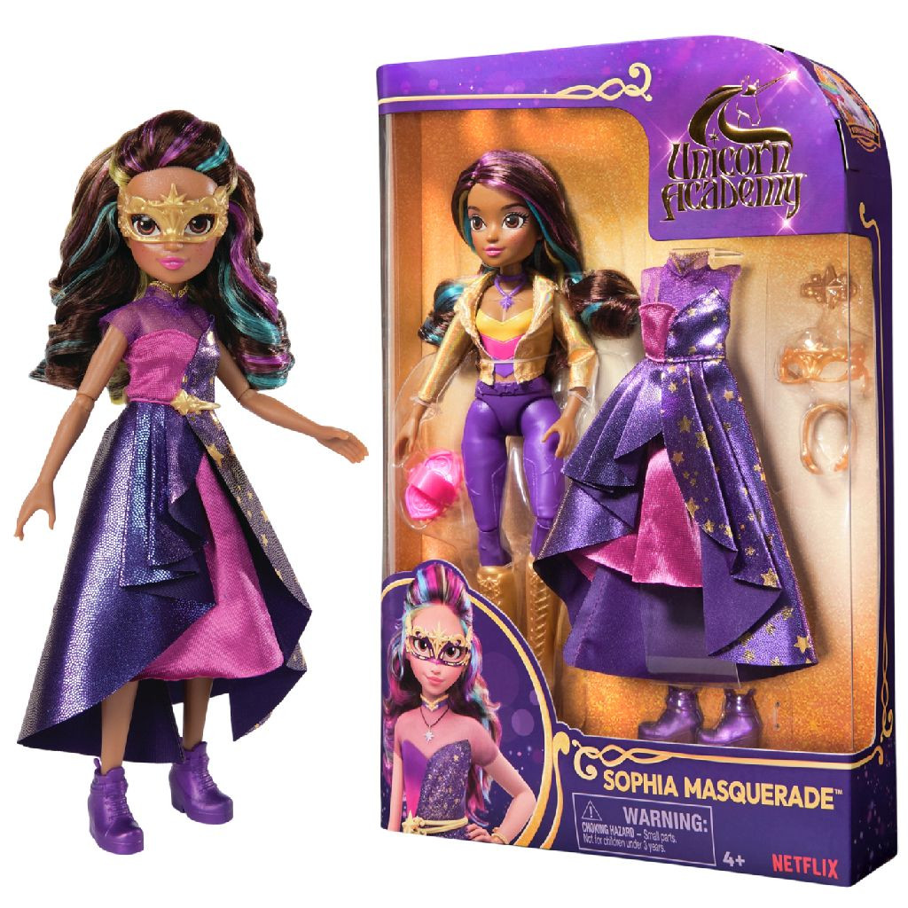 Unicorn Academy - Gemaskerd Bal - 24 cm - Pop Sophia