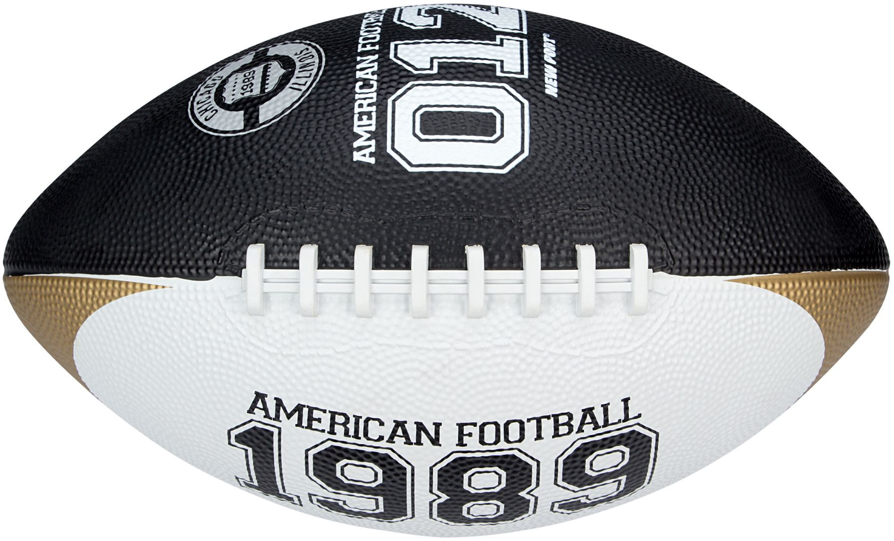 New Port American Football - Large - Zwart / Wit