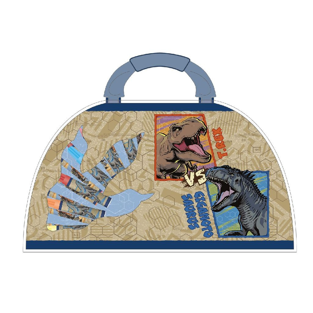 Jurrasic World Kleurkoffer - 51 delig