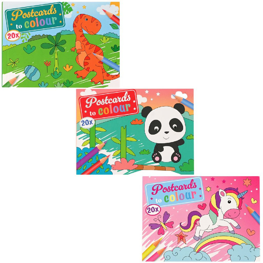 Postkaarten Kleuren - Assortiment - Prijs per Stuk