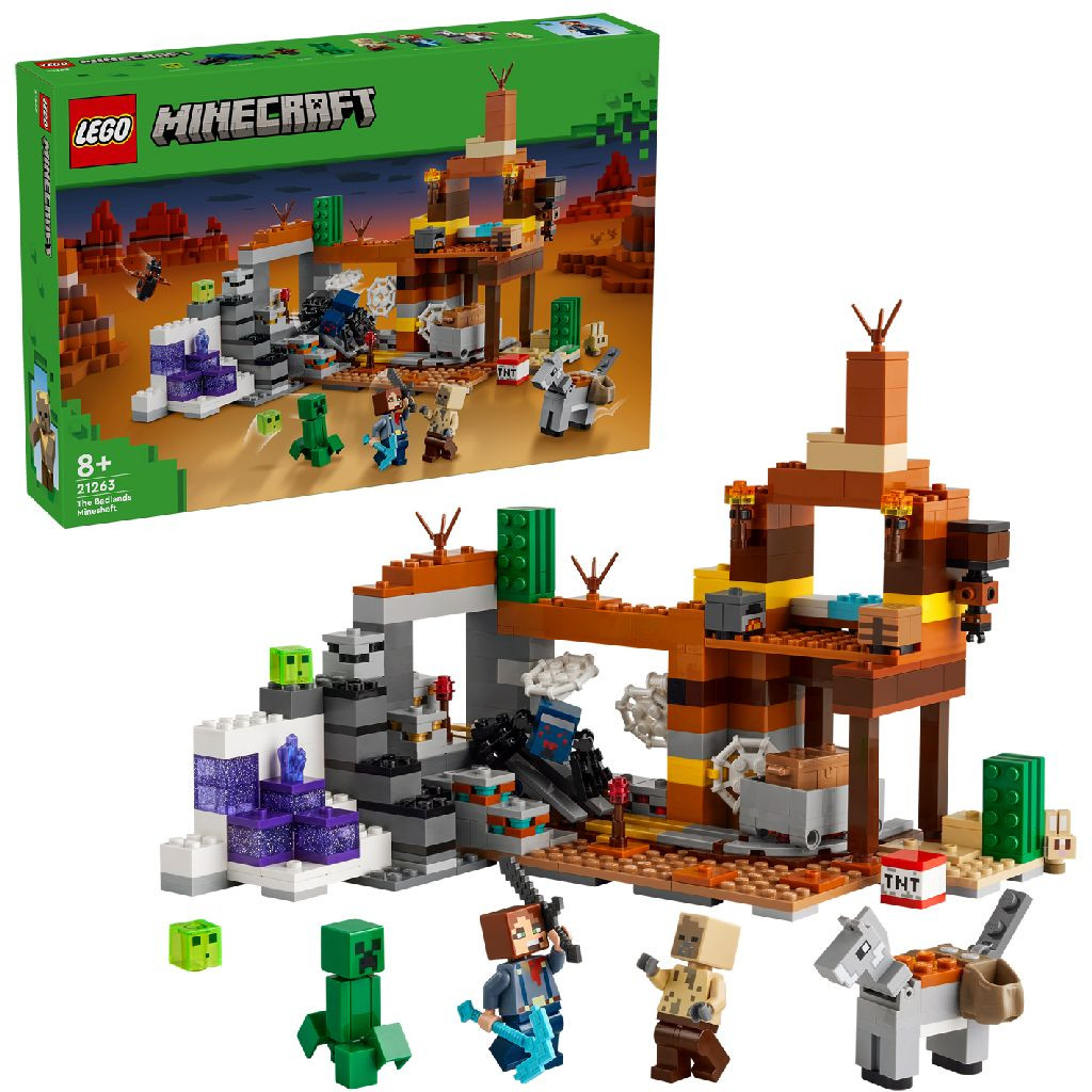LEGO 21263 Minecraft De Woestenijmijnschacht
