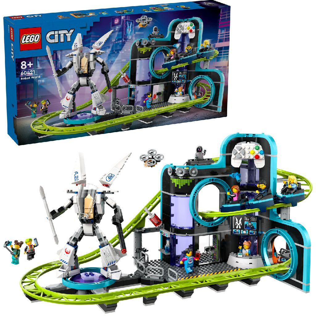 LEGO 60421 City Achtbaan In Robotwereld