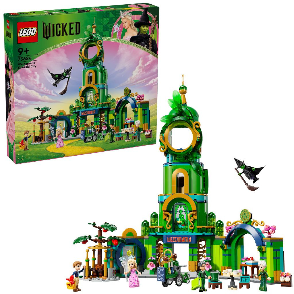 LEGO 75684 Wicked Movie Welkom in Emerald City
