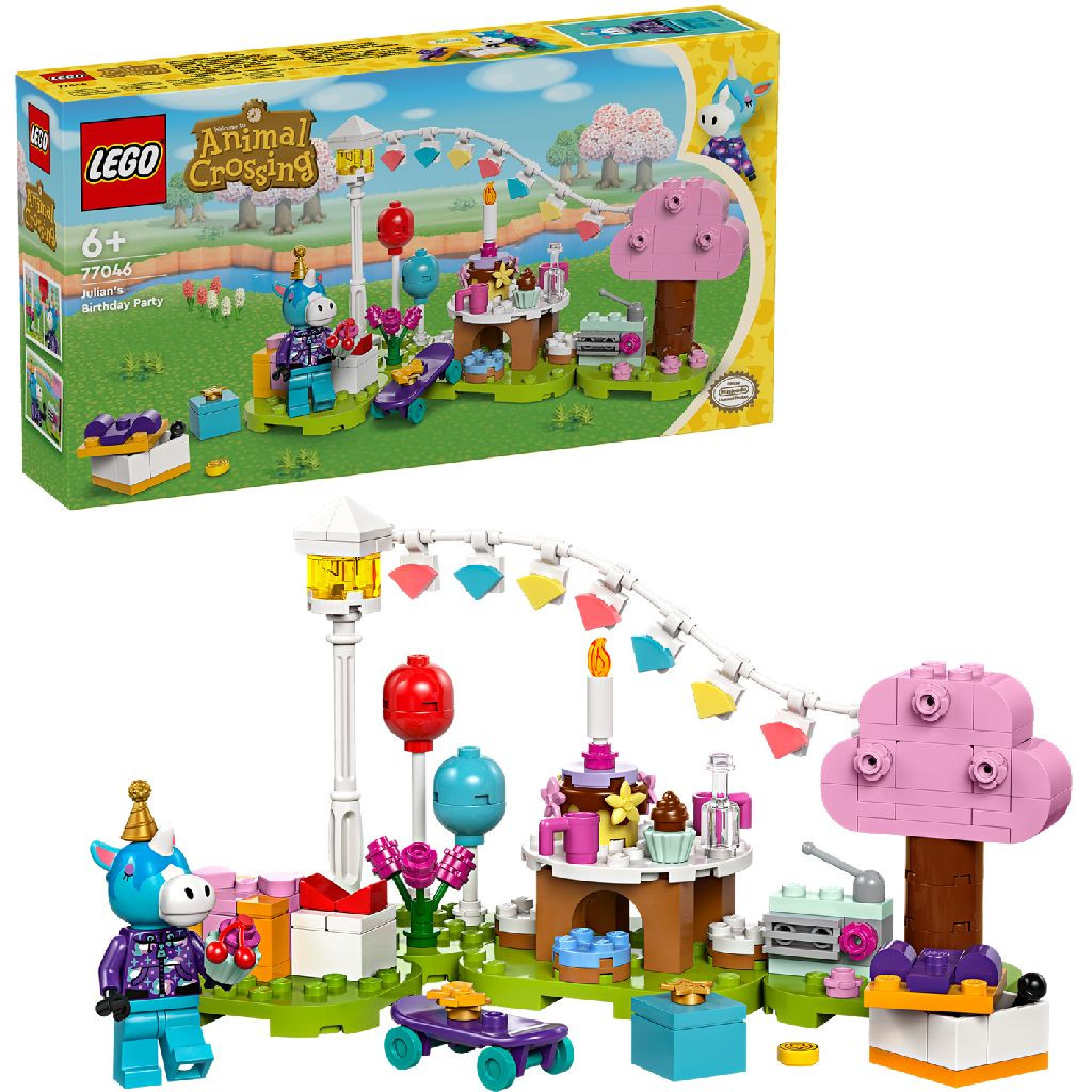LEGO 77046 Animal Crossing - Julians Verjaardagsfeest