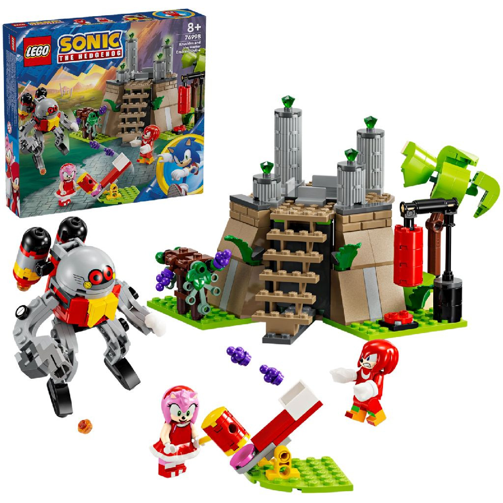 LEGO 76998 Sonic Knuckles en Master Emarald Tempel