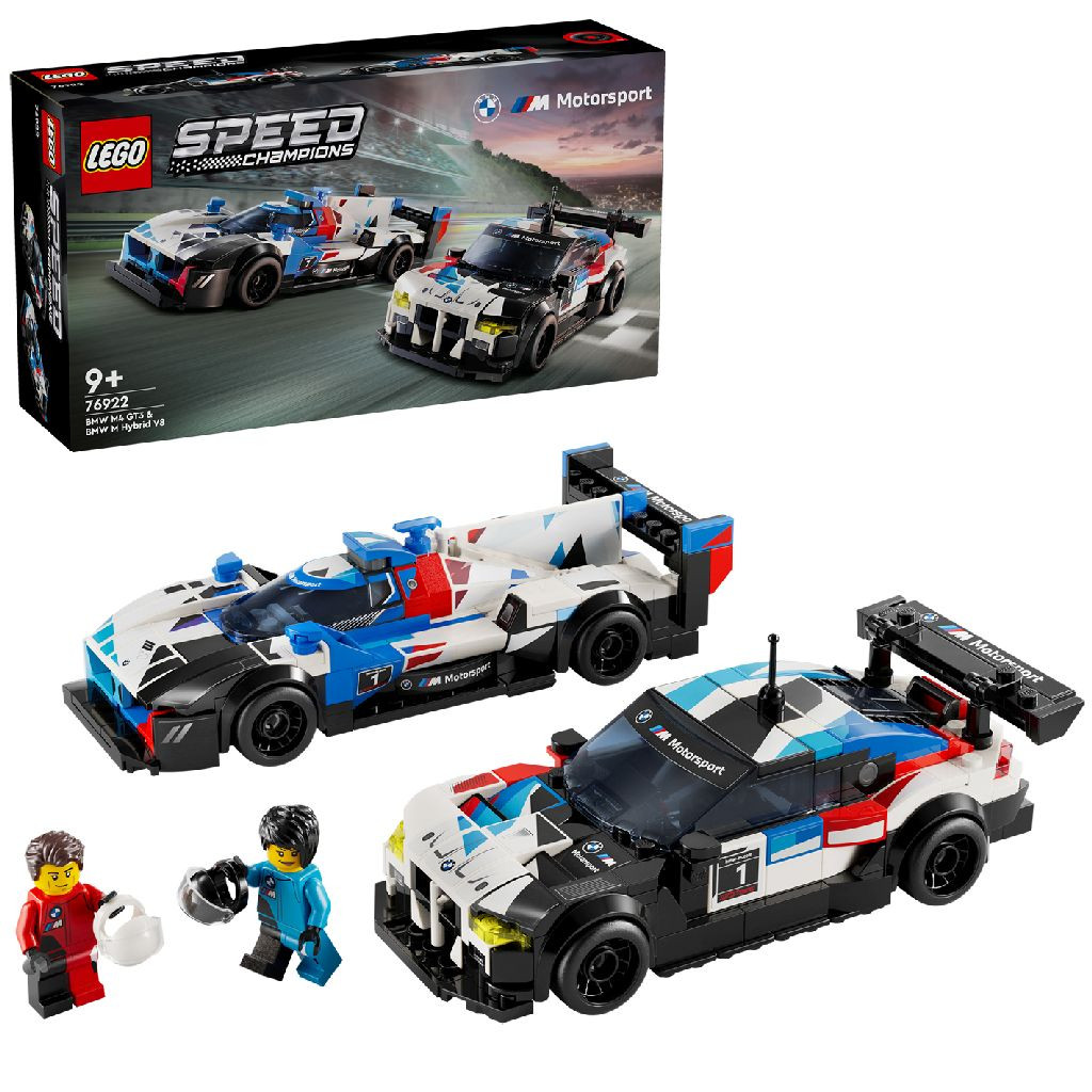 LEGO 76922 Speed Champions - BMW M4 GT3 & BMW M Hybrid V8 racewagens
