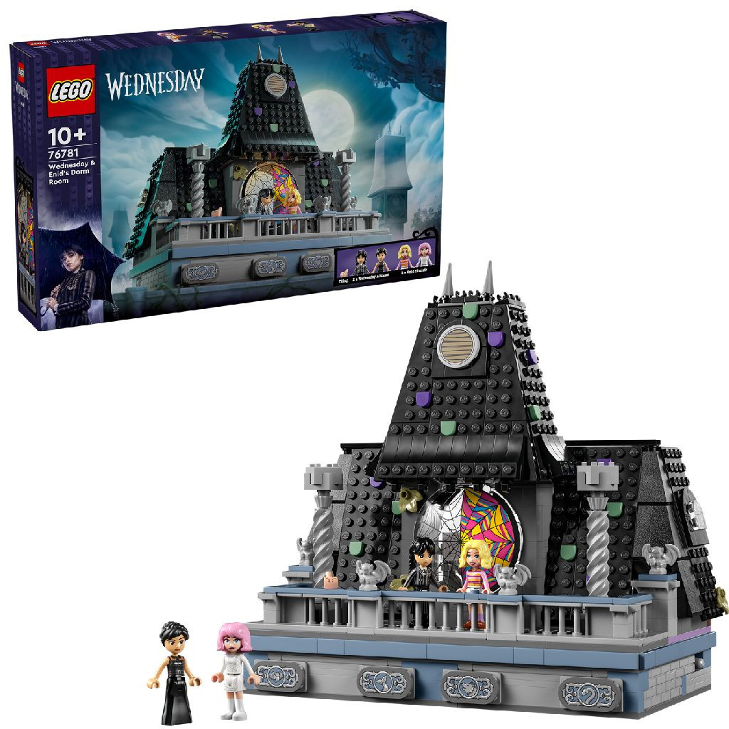 LEGO 76781 Adams Family - Wednesday en Enids Kamer