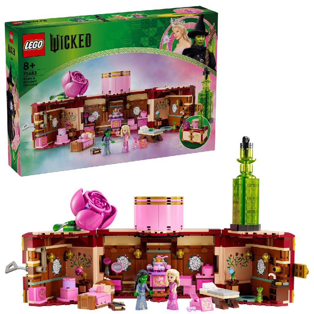 LEGO 75683 Wicked Movie Glinda Elphaba Slaapzaal
