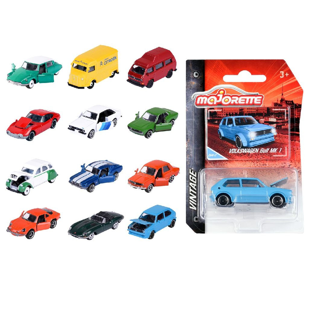 Majorette Vintage Cars - Assortiment - Prijs per Stuk