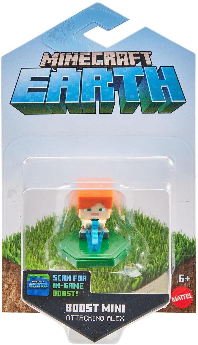 Minecraft Boost Earth - Attacking Alex - Mini Speelfiguur 