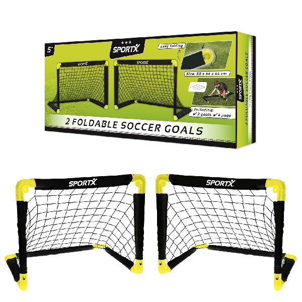 Sportx Voetbaldoel - 2 stuks - 55 x 44 x 44 cm
