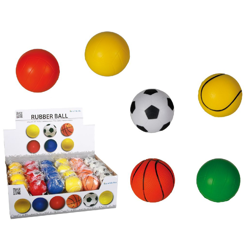Solid Rubber Ball - Assortiment - Prijs per Stuk