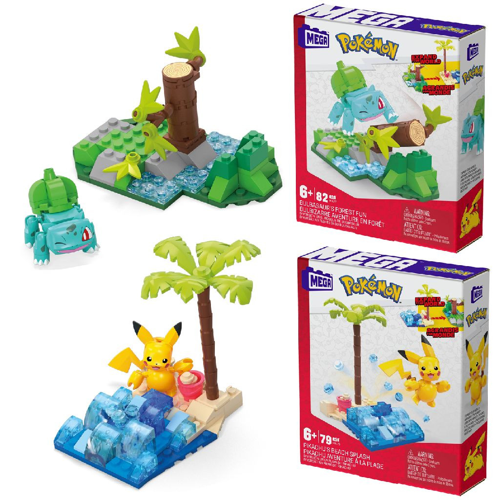 Mega Construx Pokémon Builder S - Assortiment - Prijs per Stuk