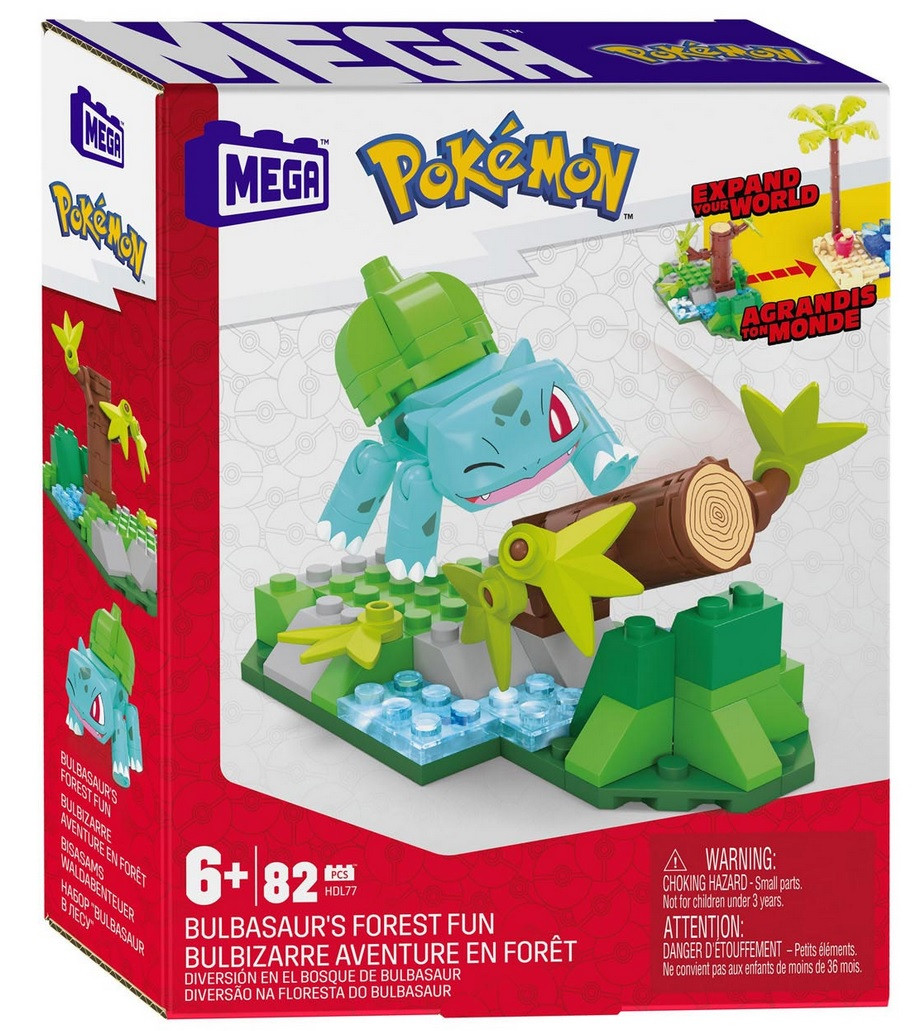 Mega Construx Pokémon Builder S - Bulsasaur's Forest Fun - Bouwset 