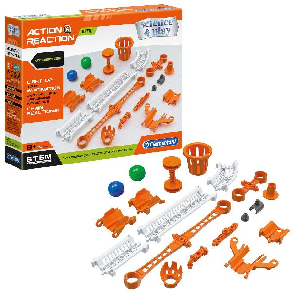 Clementoni Actie & Reactie Uitbreidingsset Knikkerbaan - Action Reaction - Marble Mania
