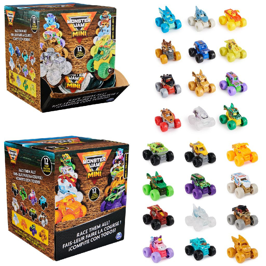 Monster Jam Mini Voertuigen - Assortiment - Prijs per Stuk