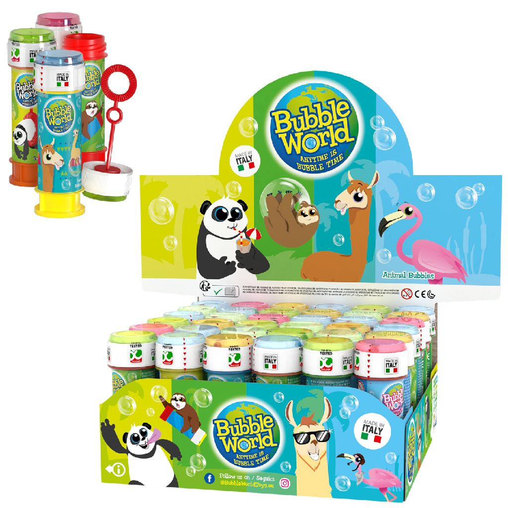 Dieren Bellenblaas - 60 ml - Assortiment - Prijs per Stuk