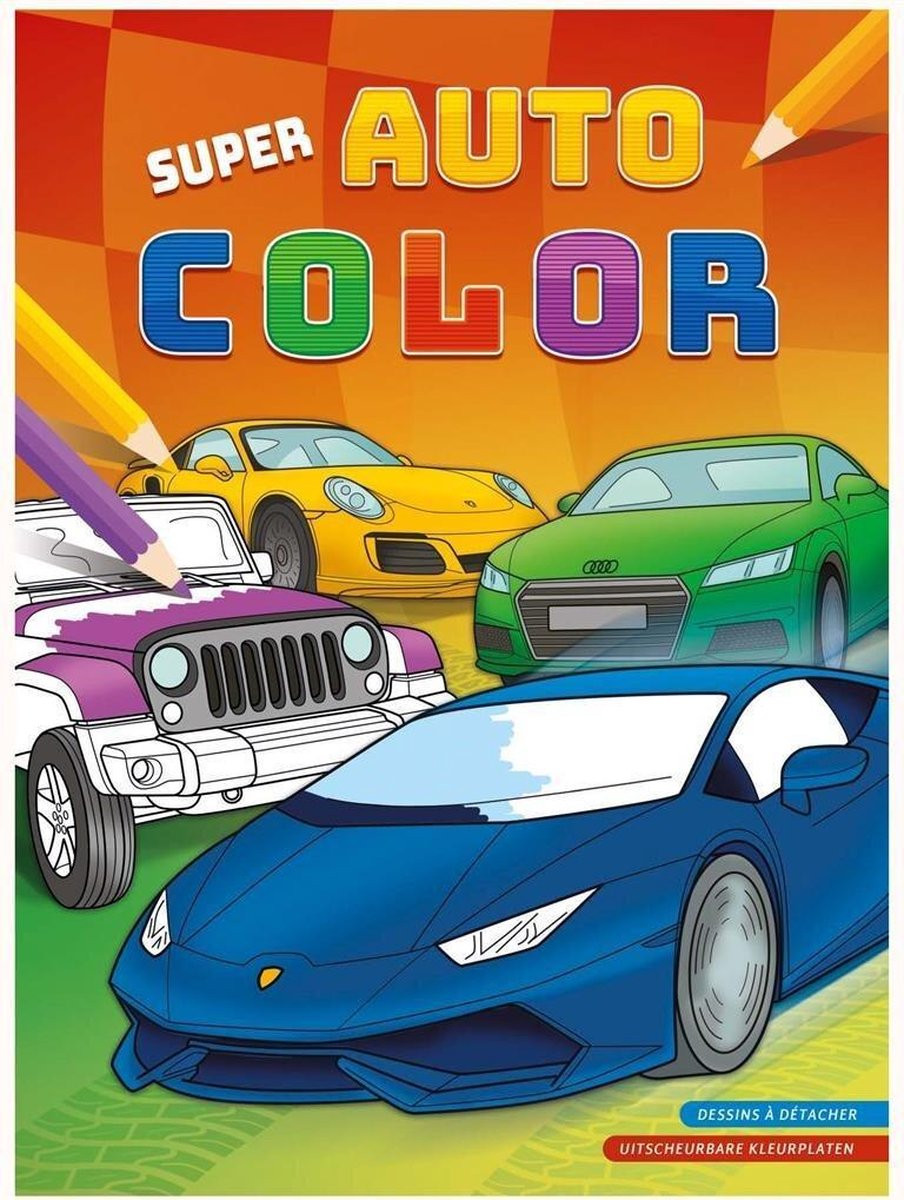Deltas Kleurboek - Super Auto