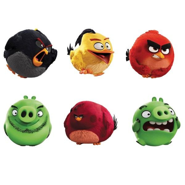 Knuffel Angry Birds Classic 12cm - Prijs per Stuk