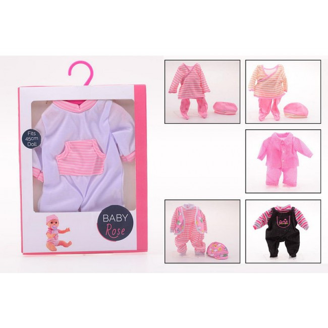 Baby Rose Poppenkleding - Prijs per Set