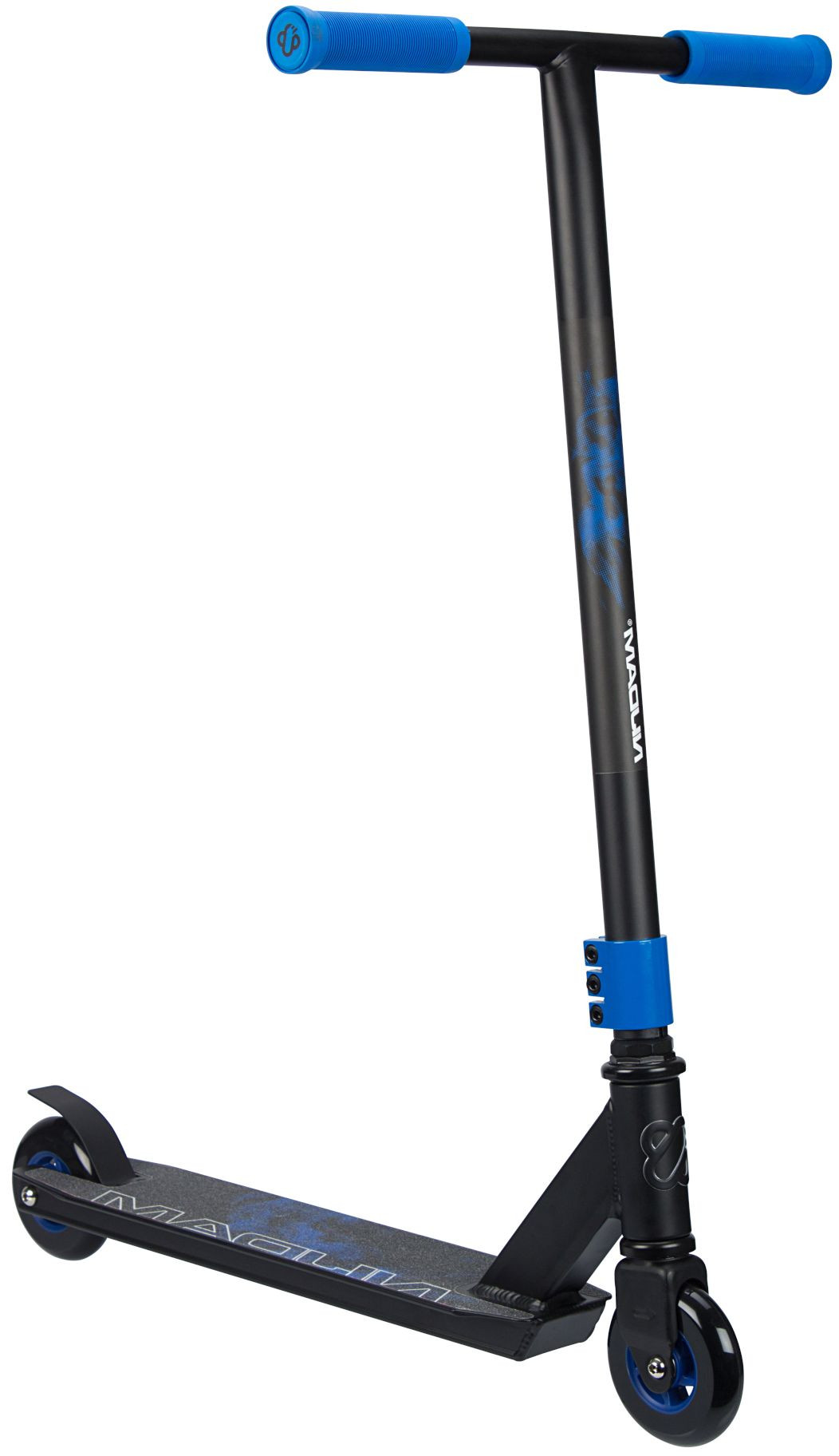 NIJDAM Stuntstep - Blue Smoke - Zwart/Blauw/Wit