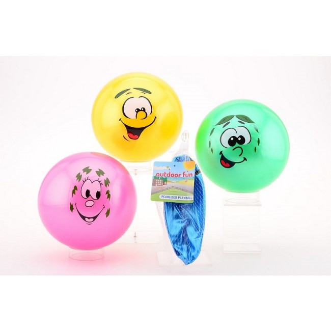 Outdoor Fun Speelbal Smiley - 85 gram  - Prijs per Stuk