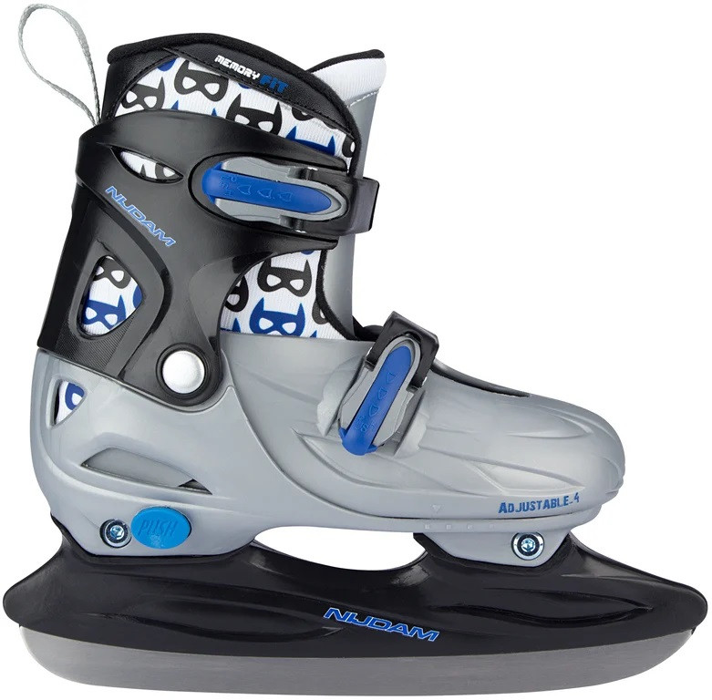 Nijdam IJshockeyschaats - Hardboot - Verstelbaar - Masked Rider - Maat 38-41