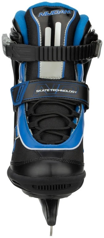 Nijdam IJshockeyschaats North Glider - Semi-Softboot - Zwart / Blauw - Maat 41