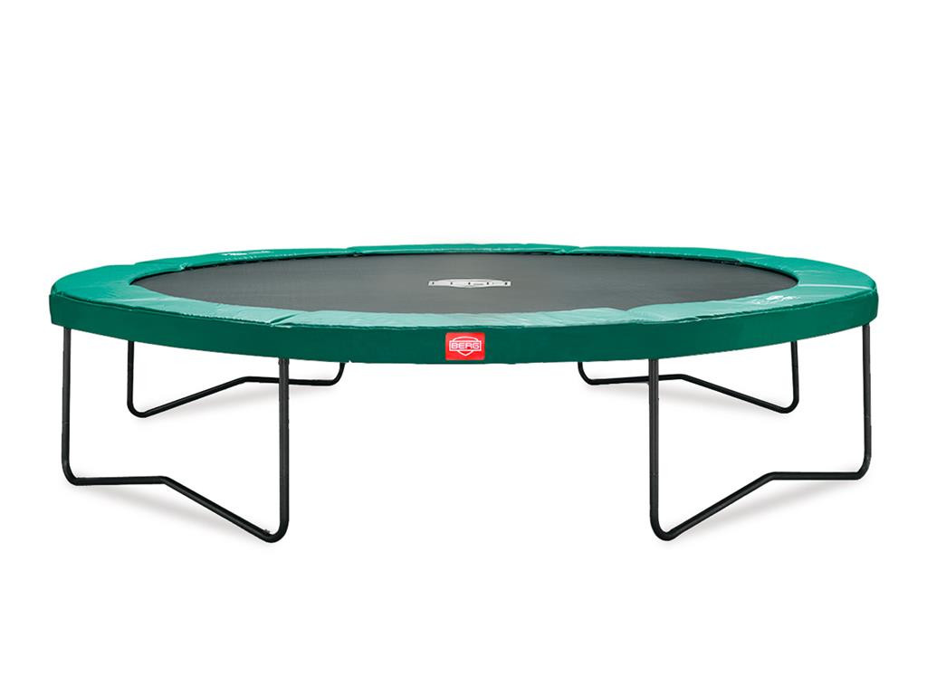 BERG Trampoline Champion - Regular - 330 cm - zonder veiligheidsnet - Groen - met Airflow en Twinspring