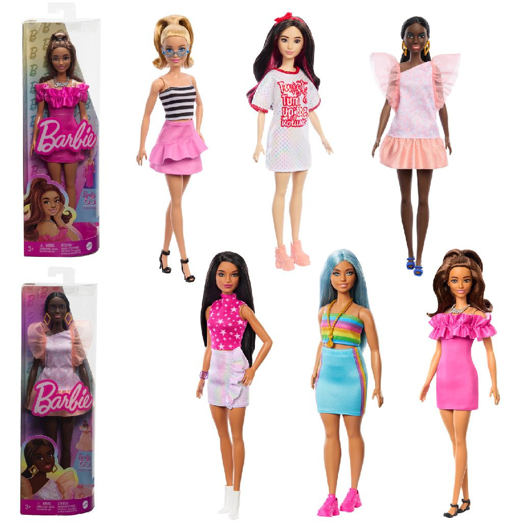 Barbie Fashionistas - Modepop - Assortiment - Prijs per Stuk