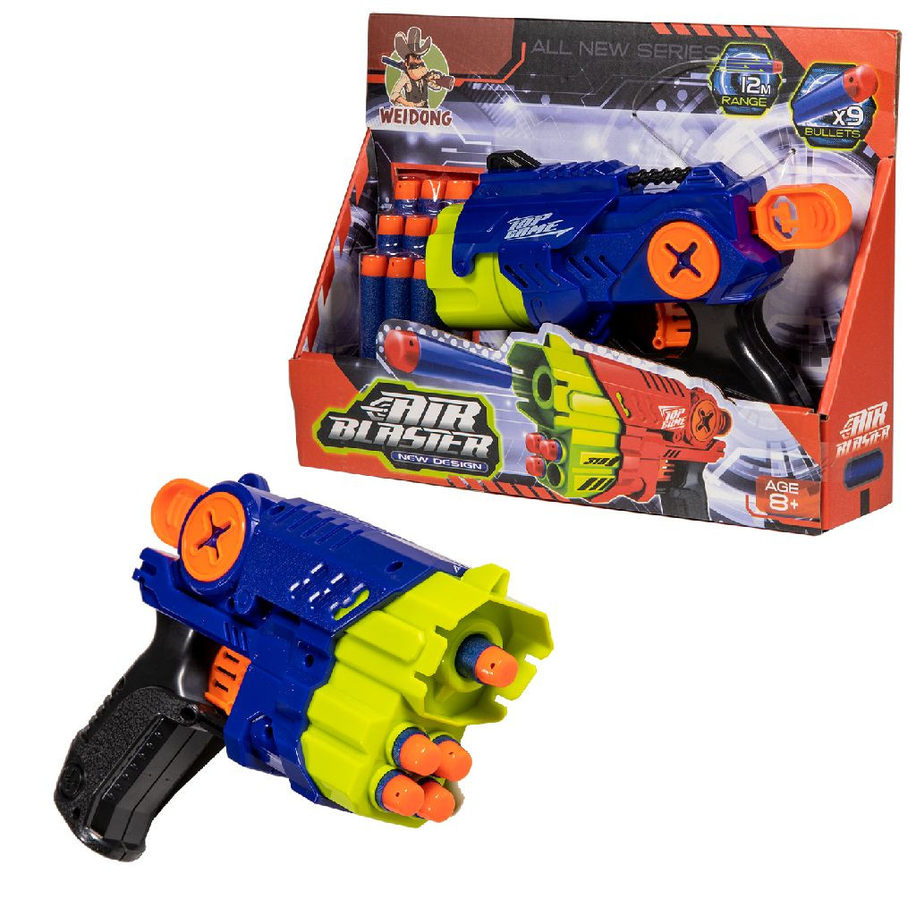 Air Blaster Single Shot en 9 Darts - Prijs per Stuk